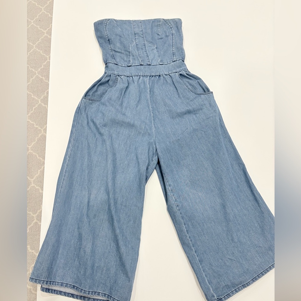 Vale Denim Romper